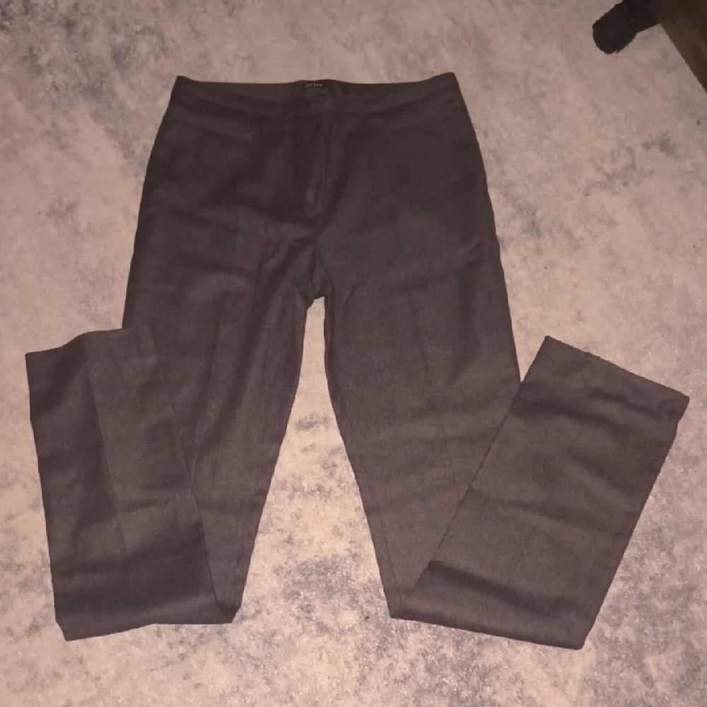 Joseph | Women's 95% Wool Brown Straight Leg Pants